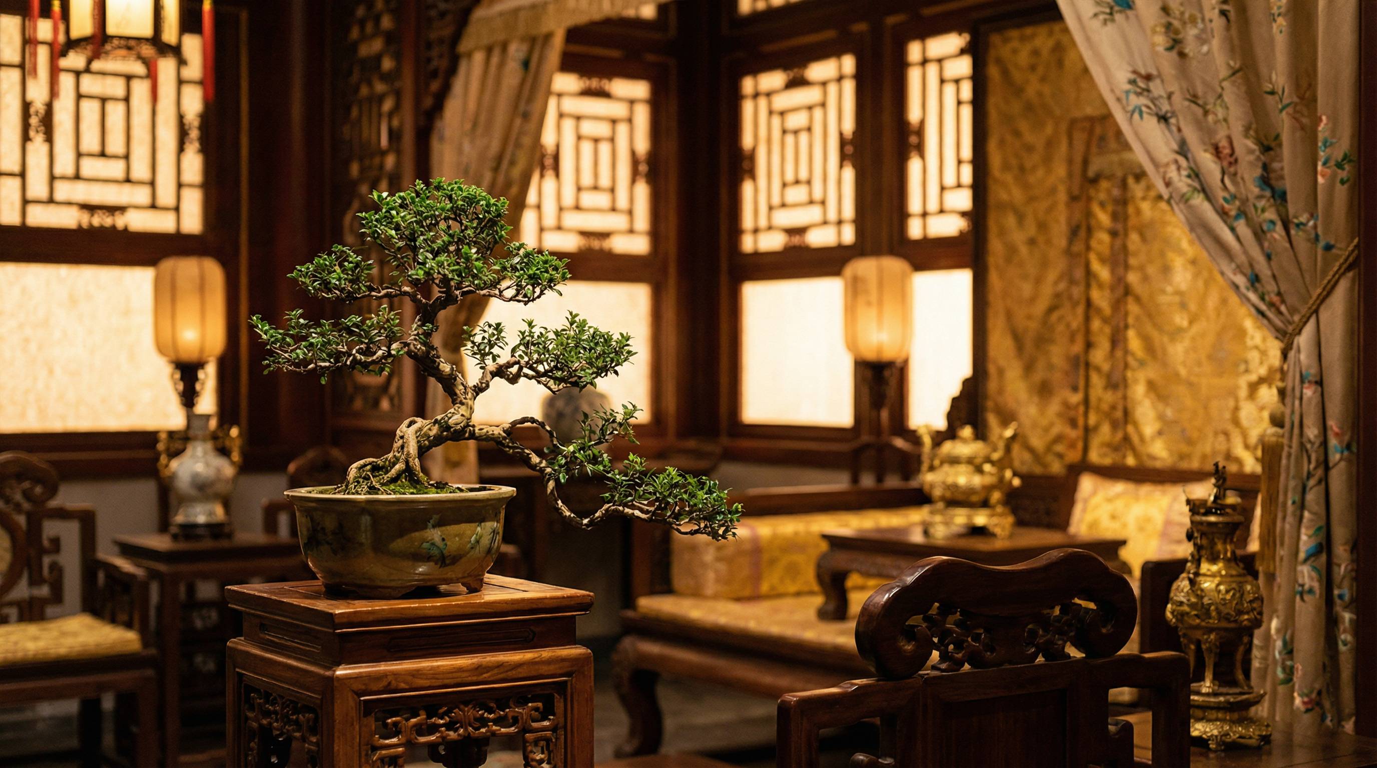 母狗植物视频 - 古典盆景艺术视频