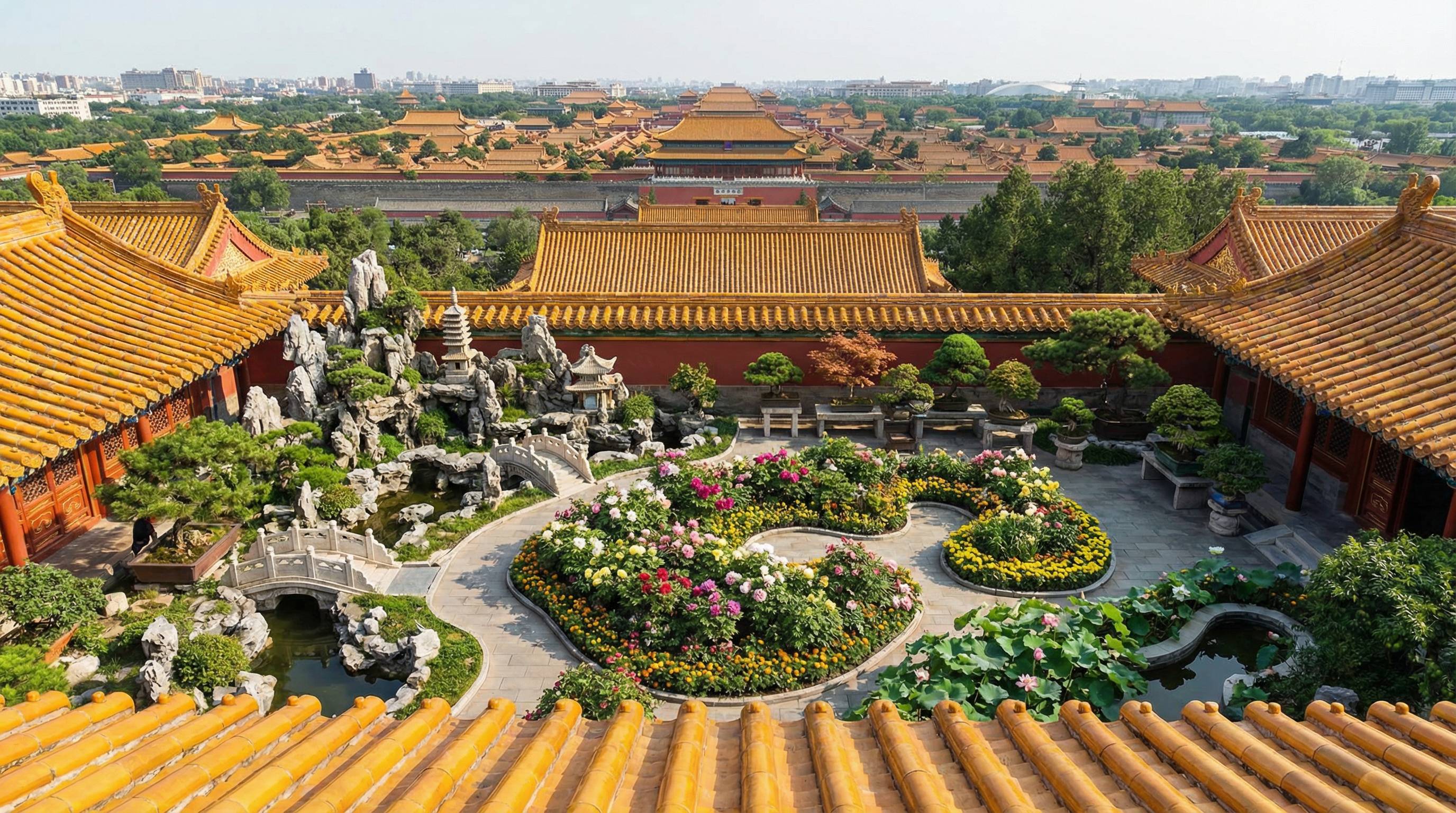 母狗植物视频 - 皇家园林航拍视频